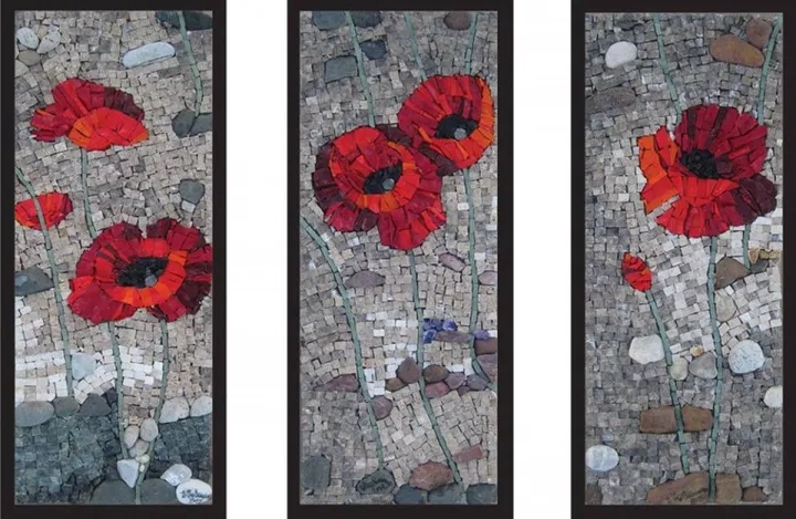Ephemeral Triptych 2, œuvre de Biljana Pop Stefanija