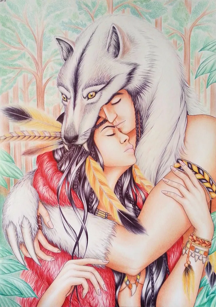Techihhila Sunkmanitu Tanka, artwork by Grinh VU