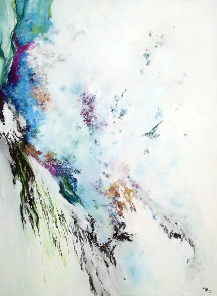 The foam of the silences, artwork by Théophile Delaine