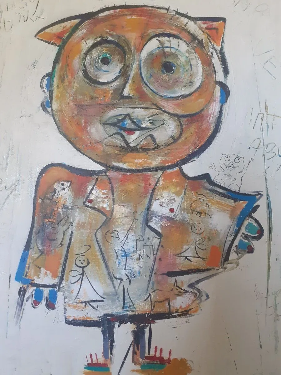 Mini boy, artwork by Fabrice Schleber