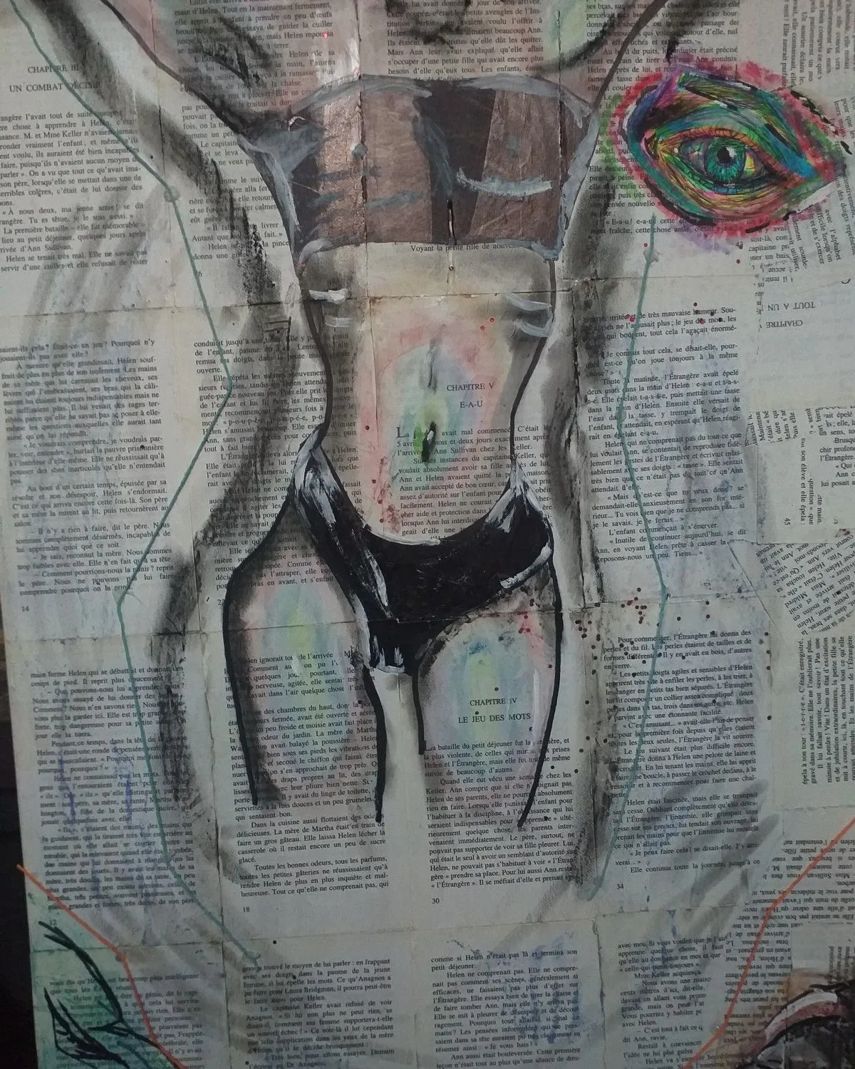 Regard au corps, œuvre de Sarah-jade Gobeil
