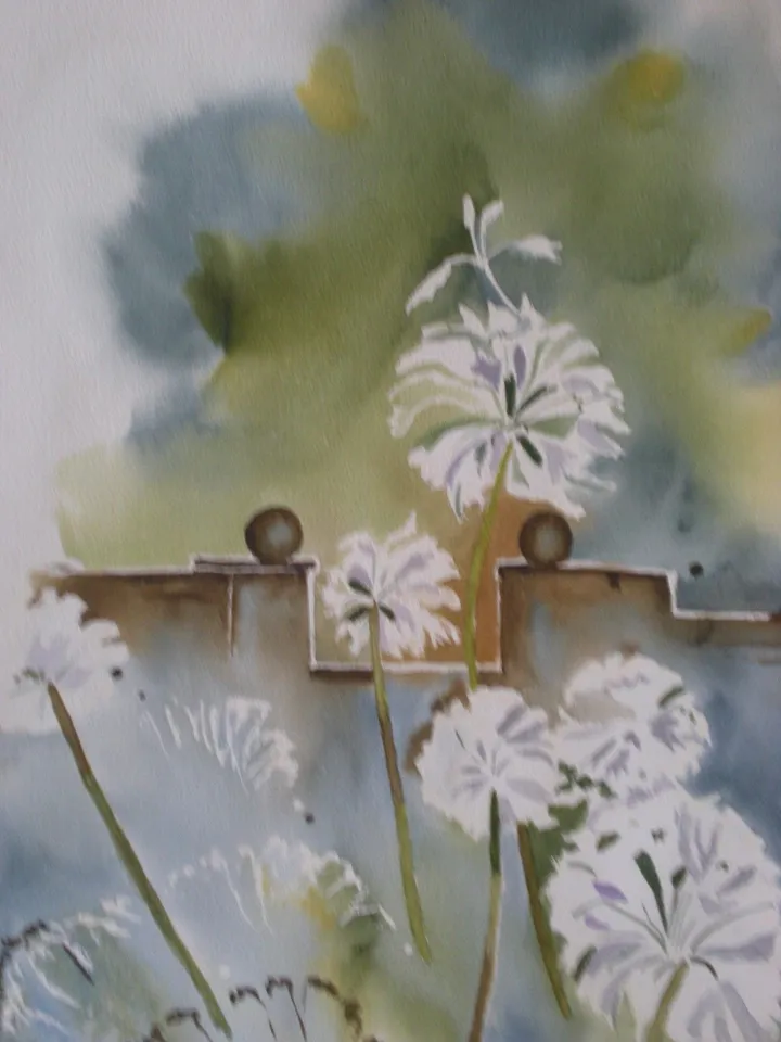 FLEURS SECHEES..., œuvre de Thérèse Hanot