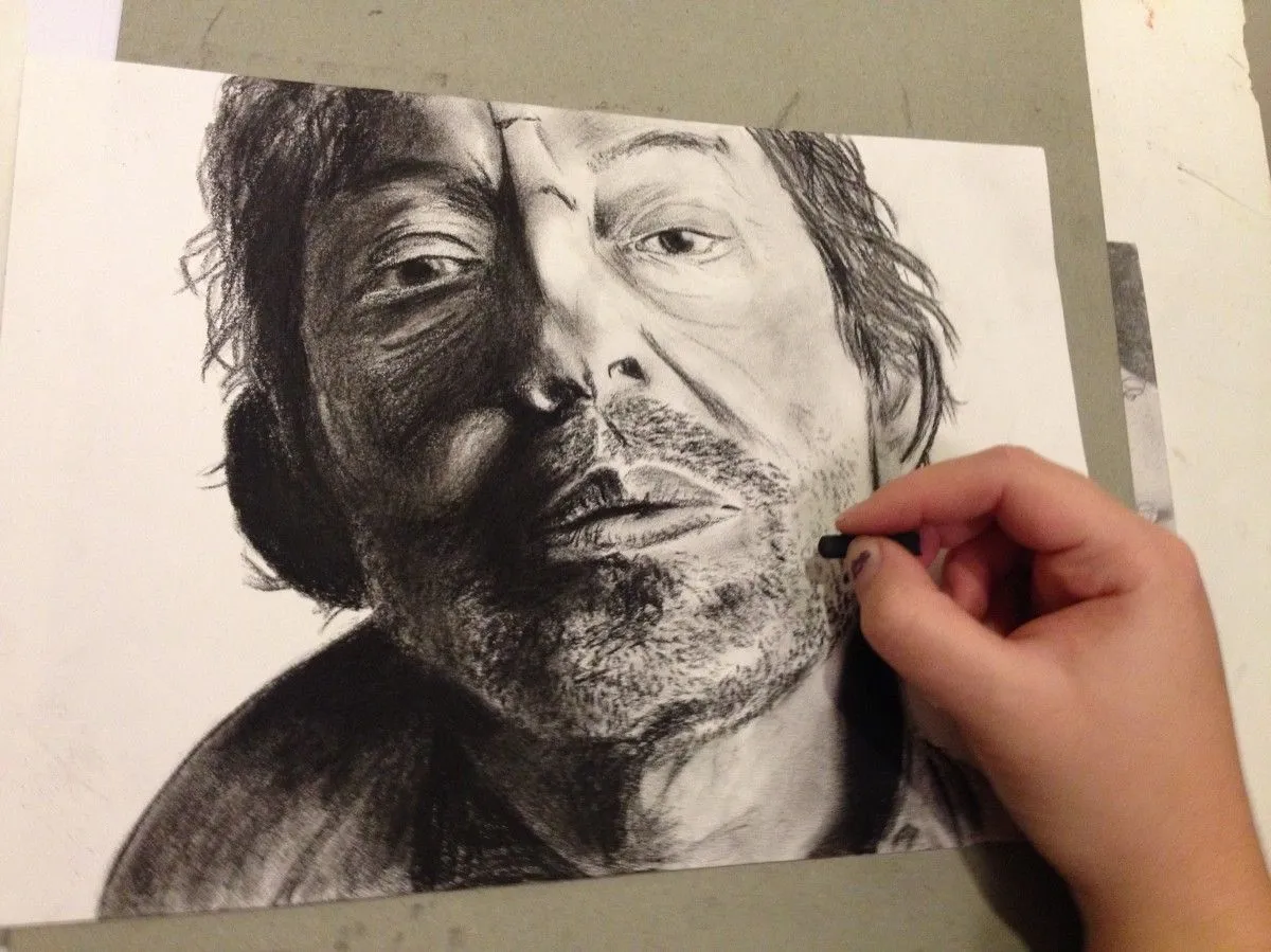 Serge Gainsbourg, œuvre de Laurine Burlion