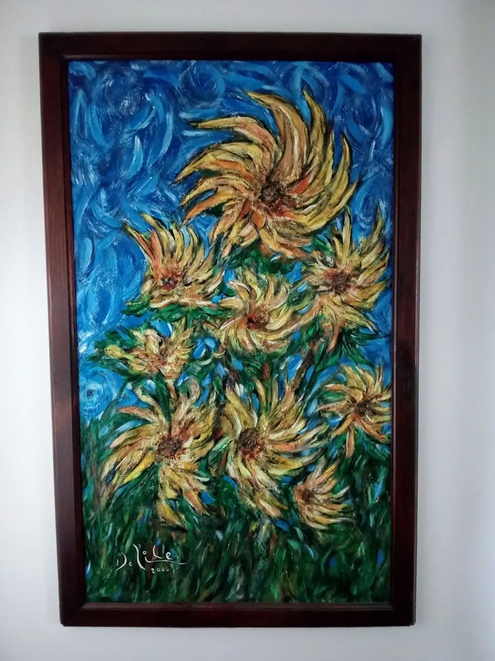 Les tournesols, artwork by Jean-pierre Delisle