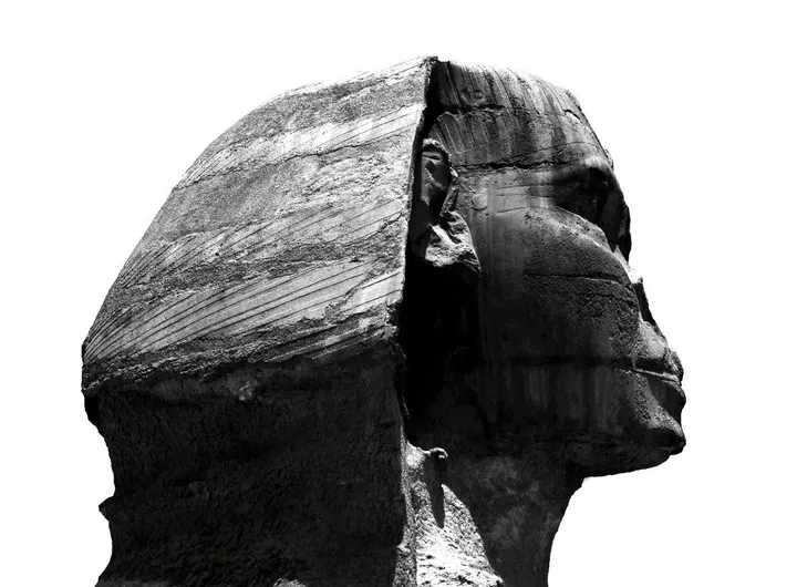 Great Sphinx of Giza, artwork by Ali AlEzzi