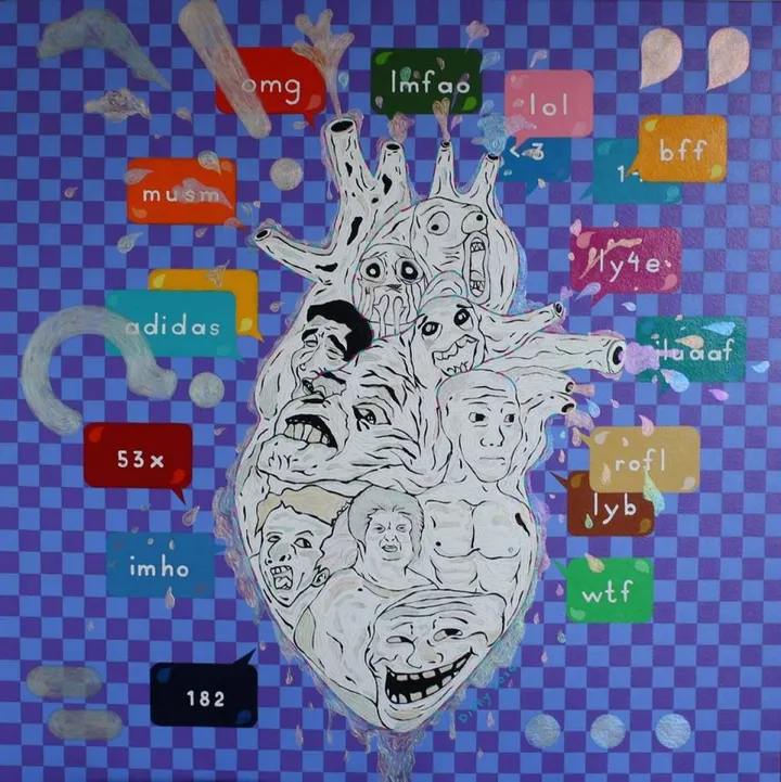 "Digital Love - Chat", œuvre de Dicky Joe Santos