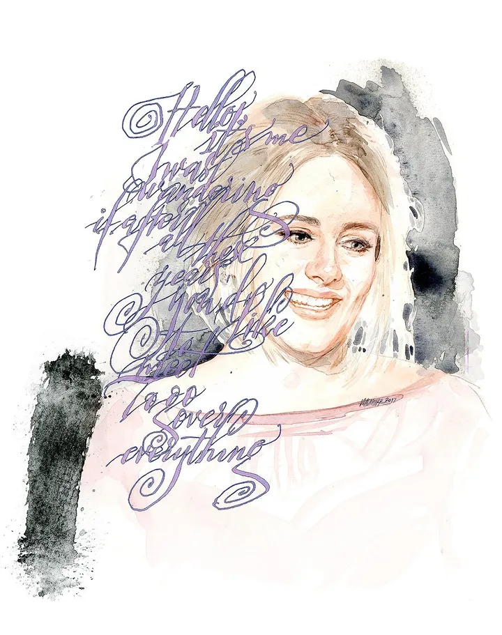 Portrait of Adele, œuvre de Vladimir Radibratovic