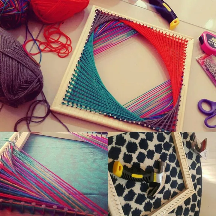 string art, artwork by Nerm?n Mah'd