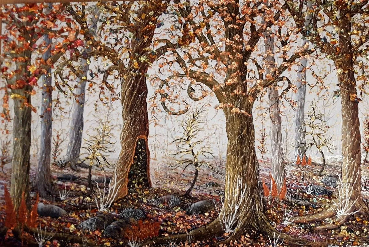 Les racines de vie, artwork by Sylvia Paquette