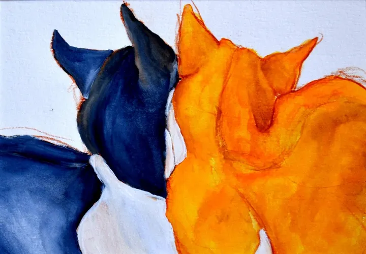 Mario and Gina, œuvre de Olimpia Mazzei