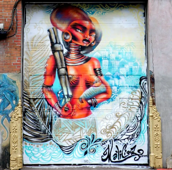 MAMA'S GUN, œuvre de MALICIOUZ .