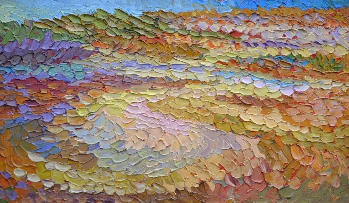 Warm sand, artwork by Olga Bezhina
