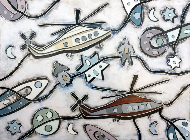 AW139, artwork by Andrea Benetti