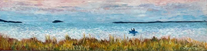 EN kayak, artwork by Lise Levesque