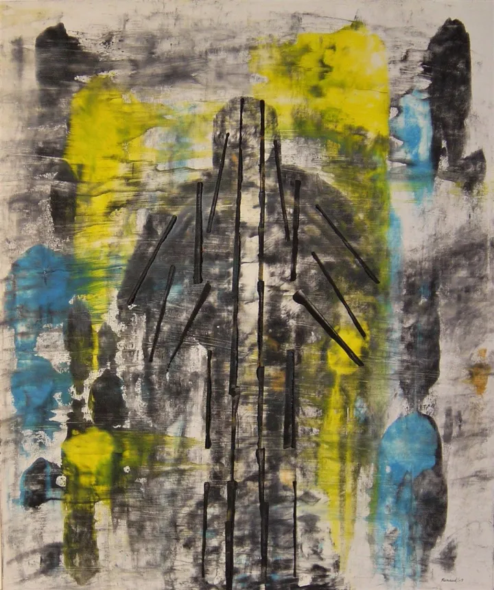 Composition 09-19, œuvre de Marcel Renaud