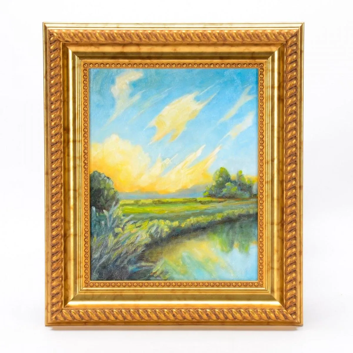 The hay field/sold, œuvre de Rebecca Manns
