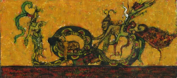 Señora Serpiente, œuvre de Aquiles Ortiz
