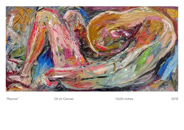 Repose, œuvre de Pramod Kumar