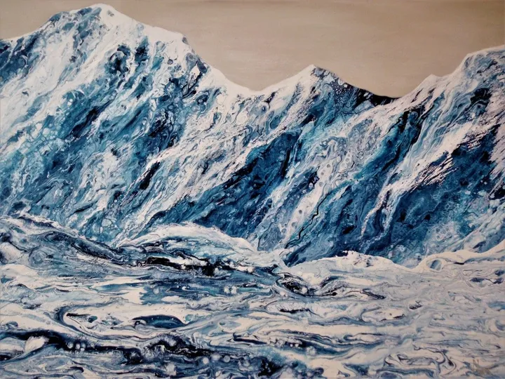 when the snow melts, œuvre de alexandra simanndani