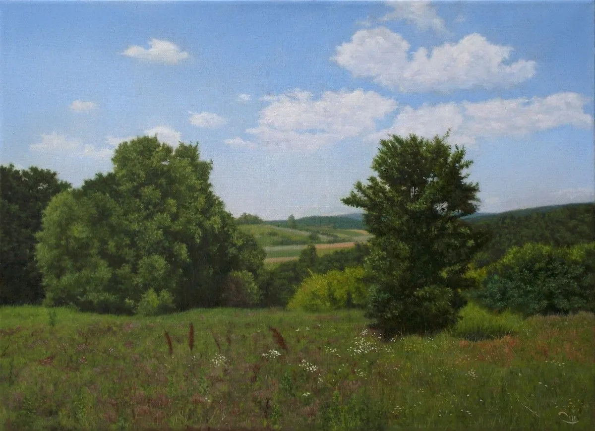 The Meadow in the Summer, artwork by Dejan Trajkovic