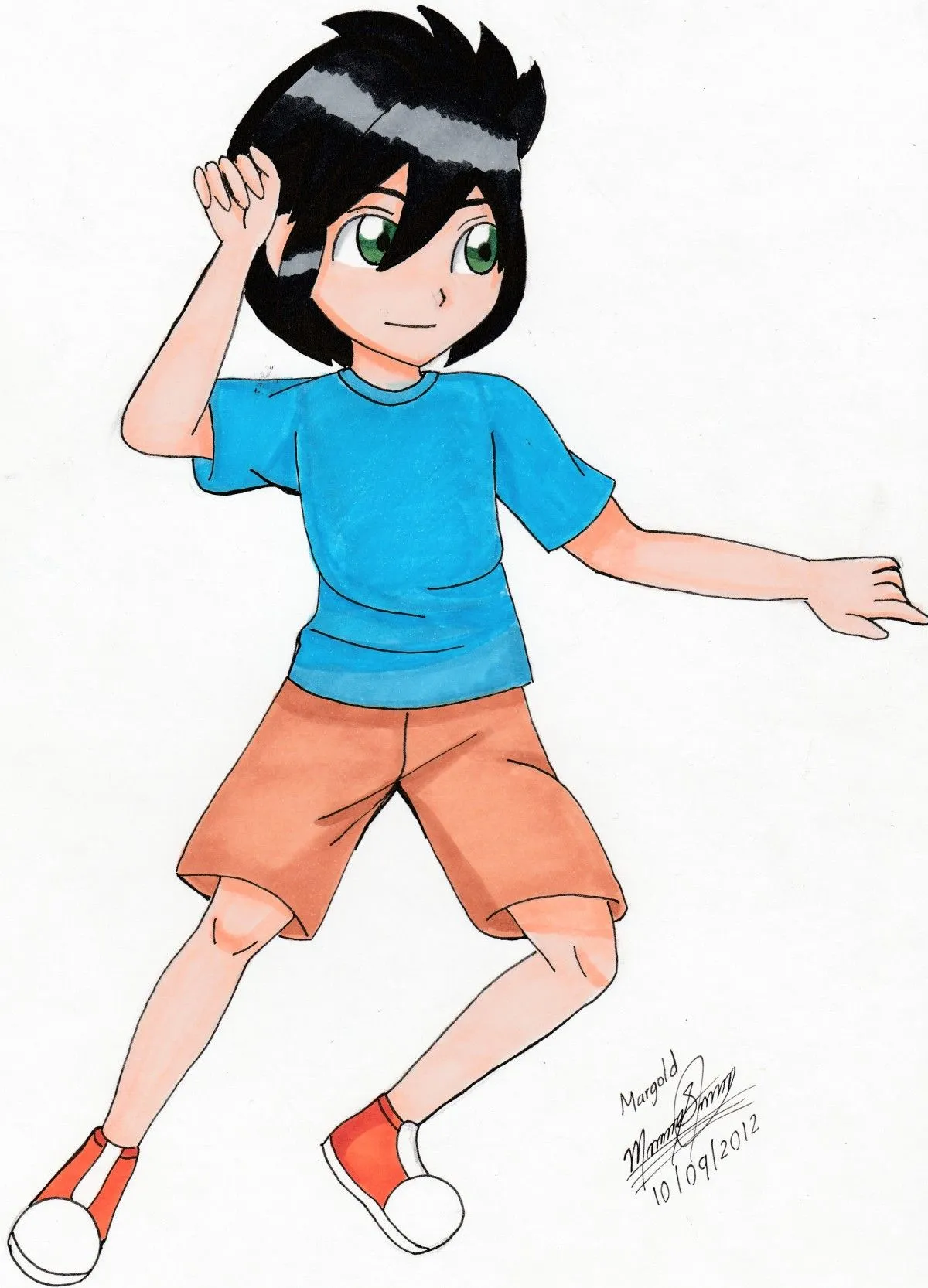 Kante first design OC, artwork by Margold Reina