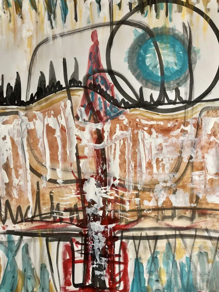 Loin, artwork by Isabelle Deledda