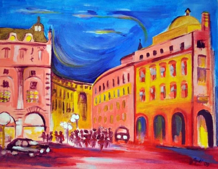 Piccadilly, artwork by Judit Apati