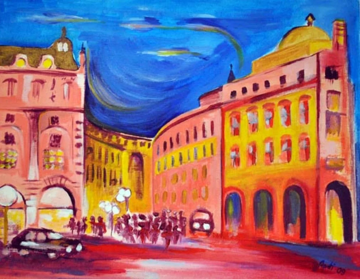 Piccadilly, artwork by Judit Apati
