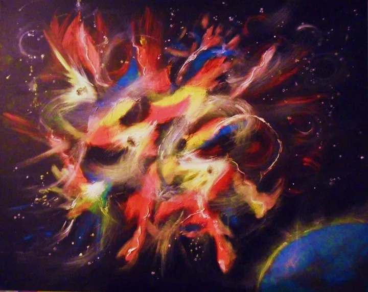 Au coeur du Cosmos, artwork by ANVAL -