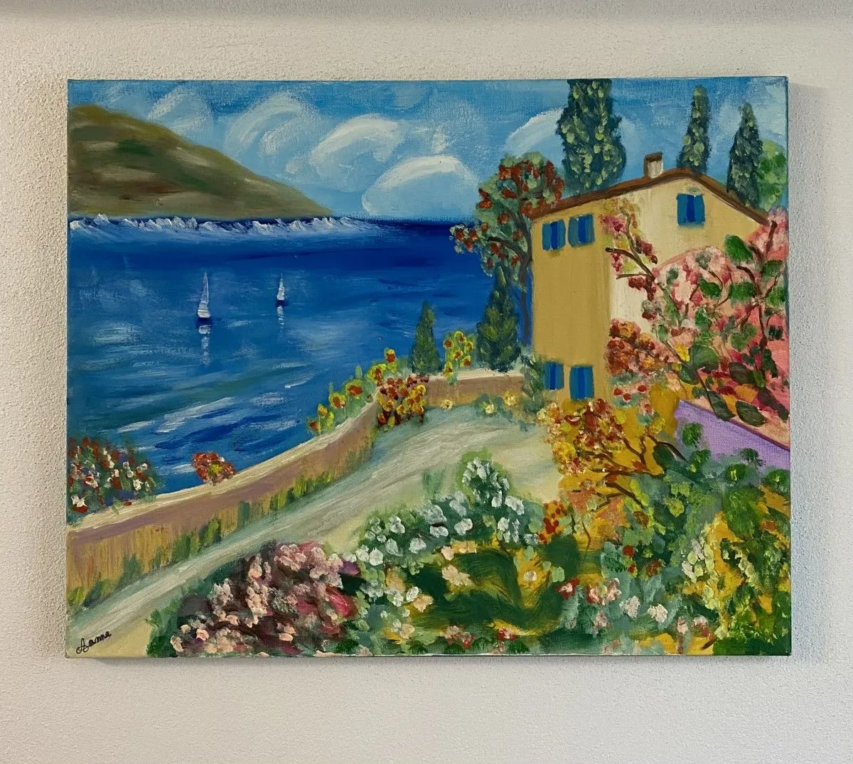 maison de vacances, œuvre de Anne Antoine