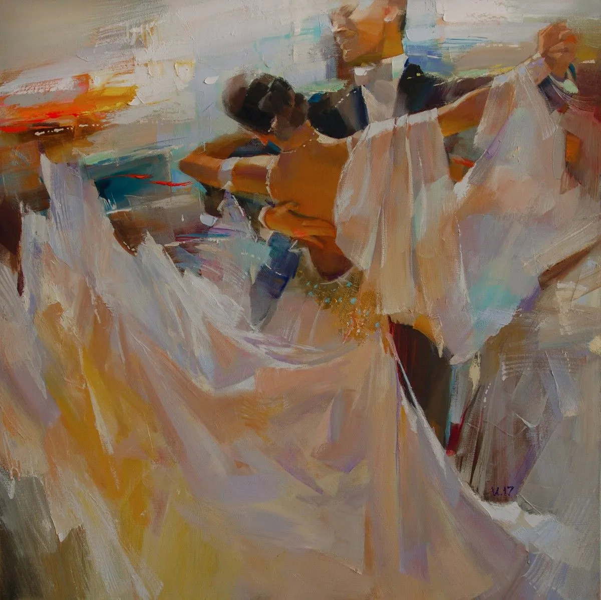 The evening waltz (2017), œuvre de Vasyl Khodakivskyi
