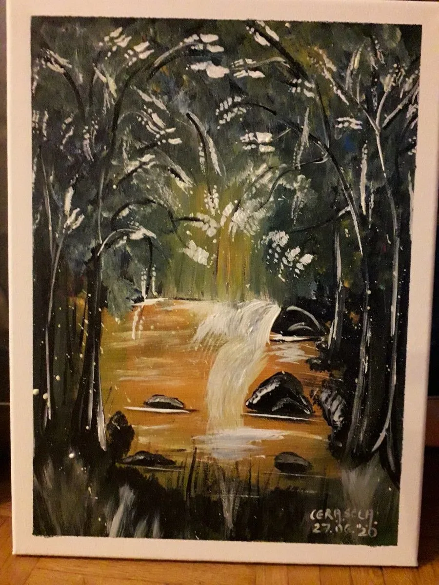 Somewhere in Virginia USA, œuvre de Cerasela Ciobanu
