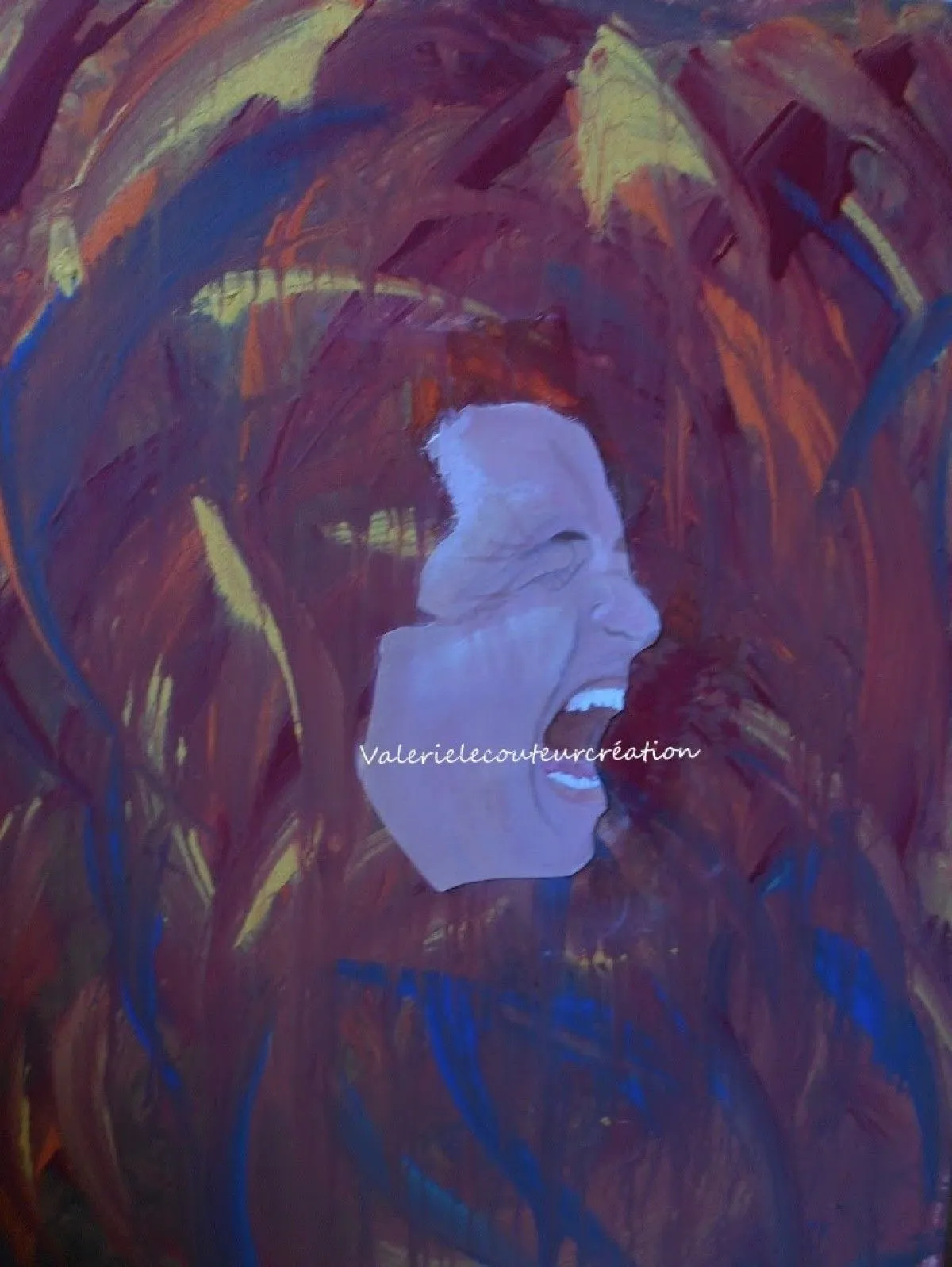Crie en mouvement, artwork by Valerie Lecouteur