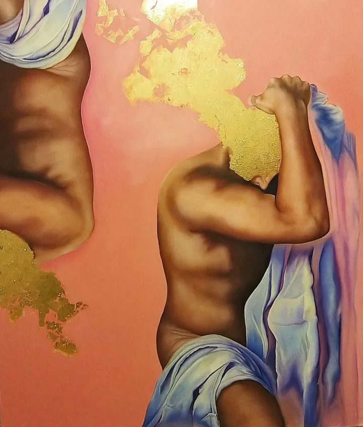 The Hidden Truth oil on canvas 120 x 100 cm, œuvre de Kate Nowak