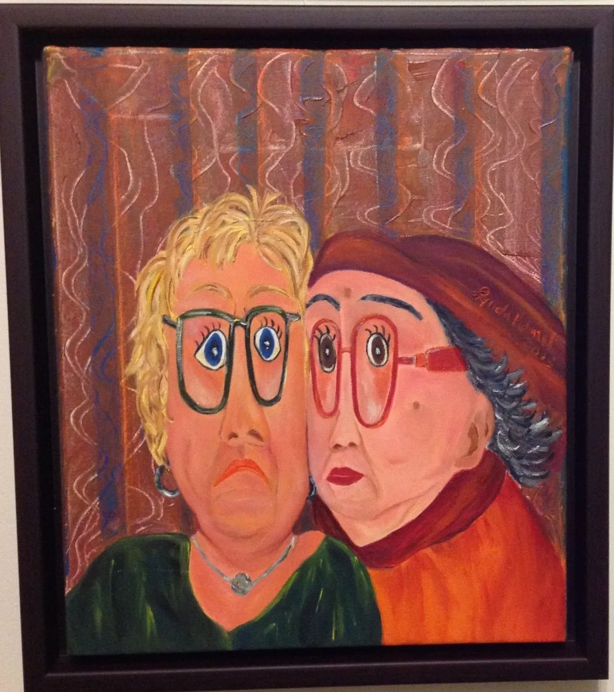 84- Un duo presque parfait, artwork by Lynda Hamel