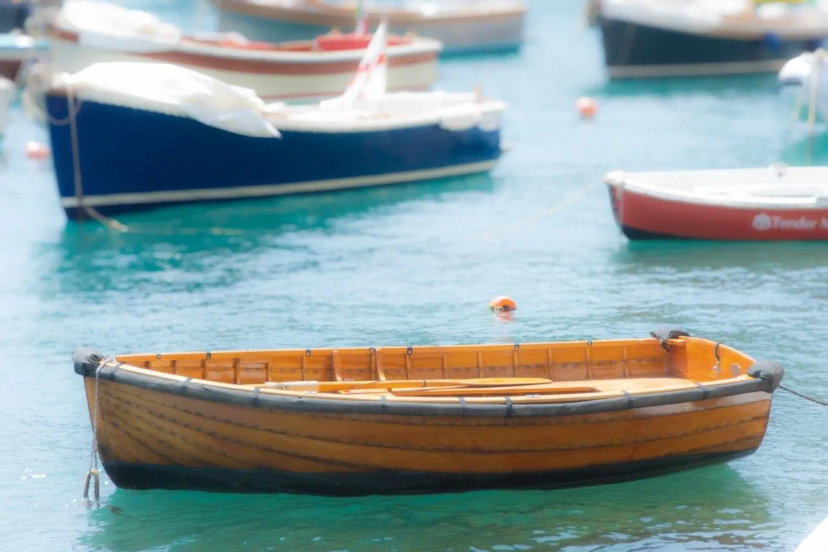 Portofino Dory, artwork by Greg Sandoval