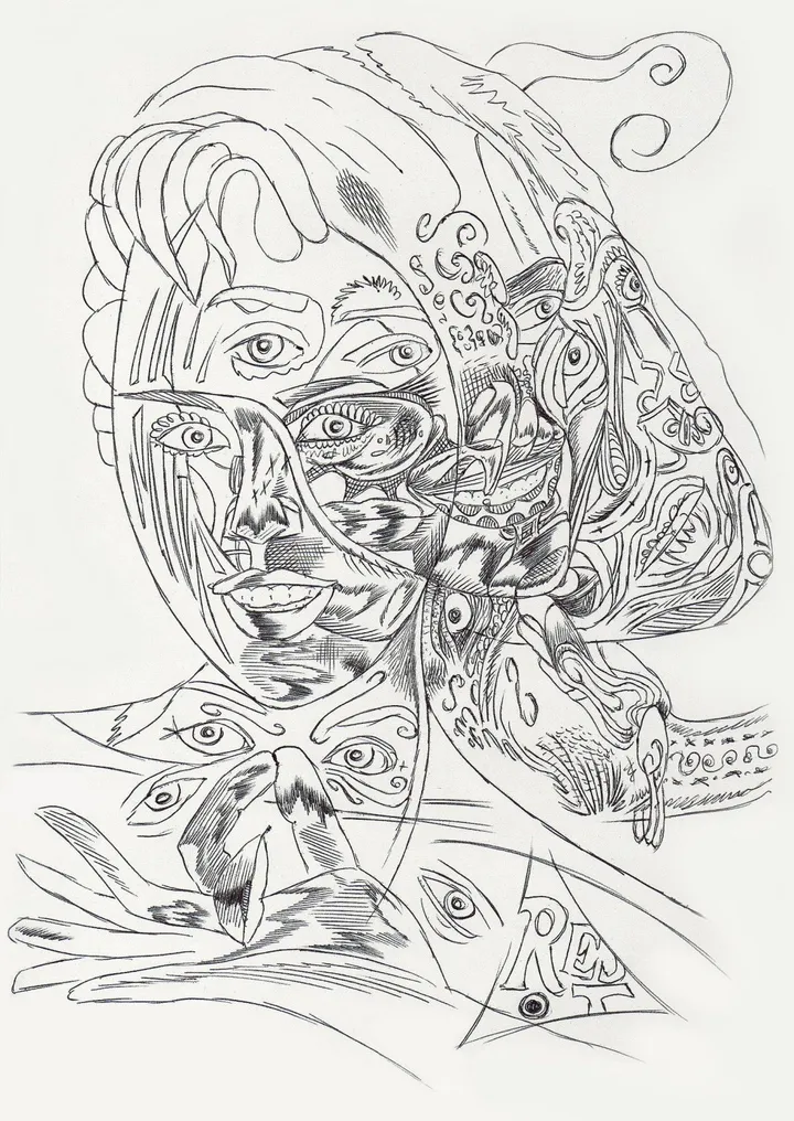 /-°), artwork by Laura H