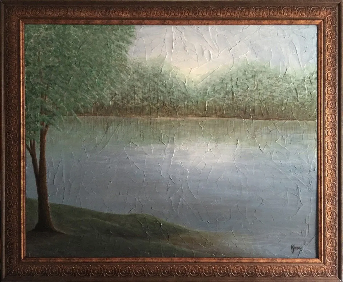 Tranquil Reflections, artwork by KJ Burk