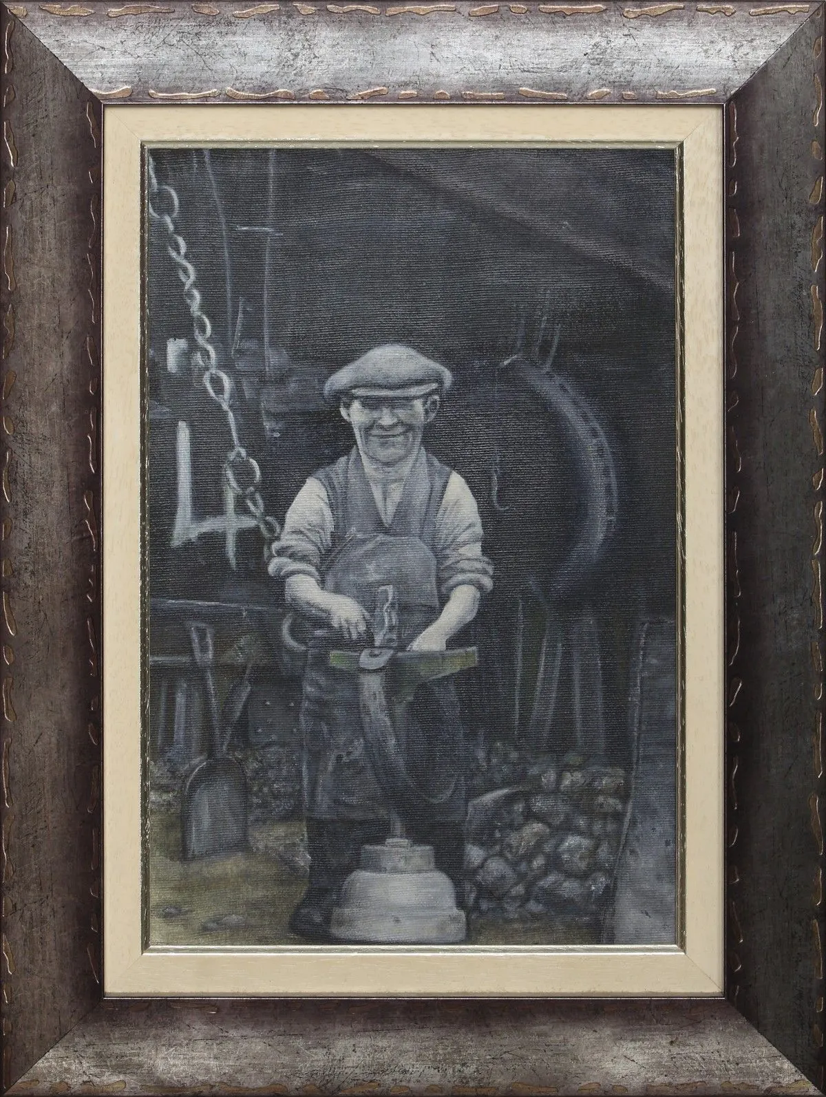 Worker 2, artwork by Sasa Vasiljevic