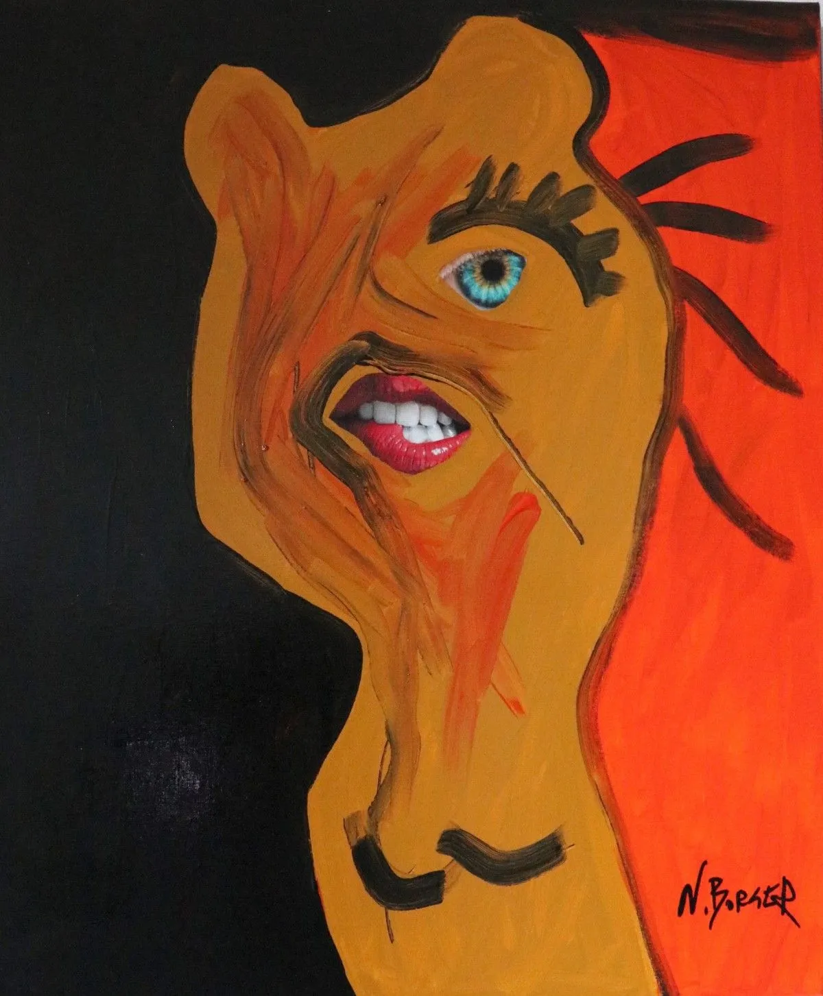 l'irruption de l'inacceptable, œuvre de MoBeArt Gallery