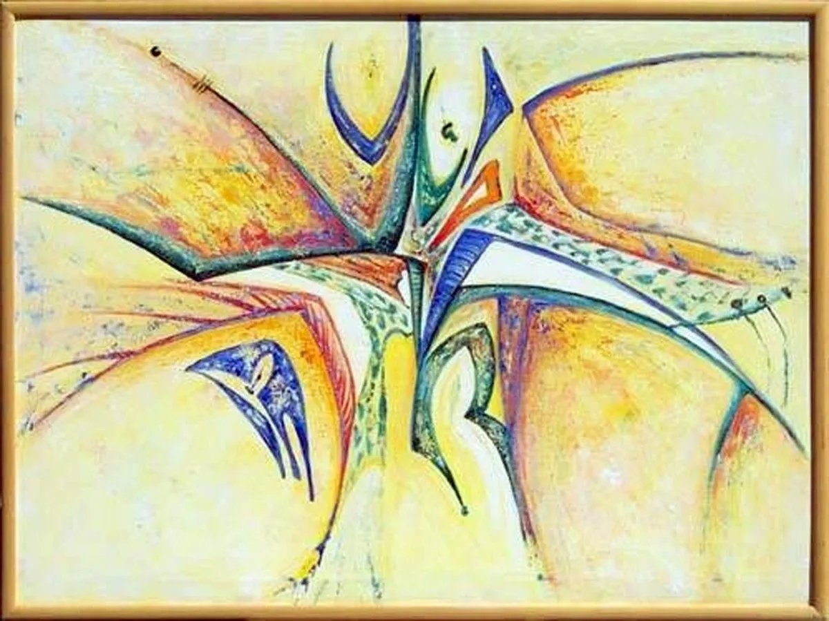 the center, artwork by Alicia Oronoz
