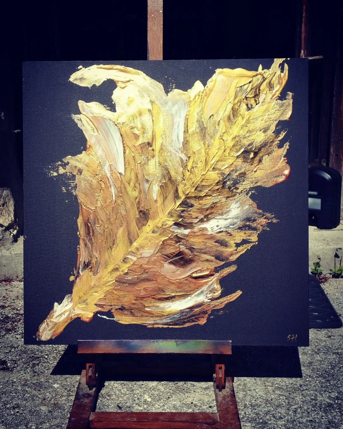 Feuille, artwork by sophie haldi