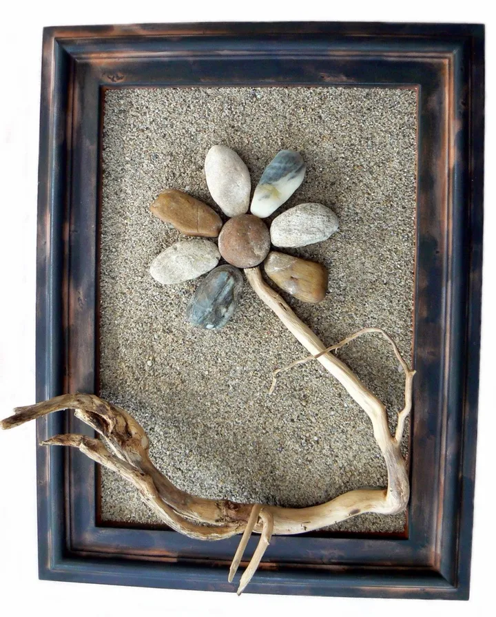 Stone and sand, œuvre de Rus Marius