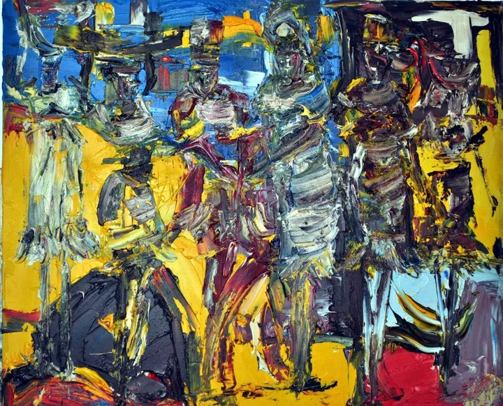 Afro-Farm figures, artwork by Akpan Usoroh