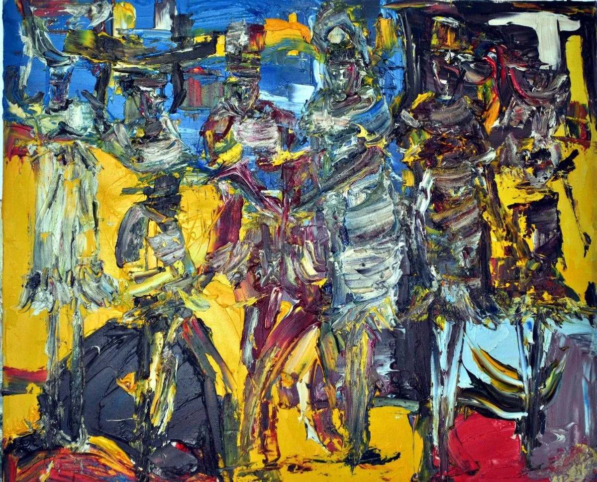 Afro-Farm figures, artwork by Akpan Usoroh