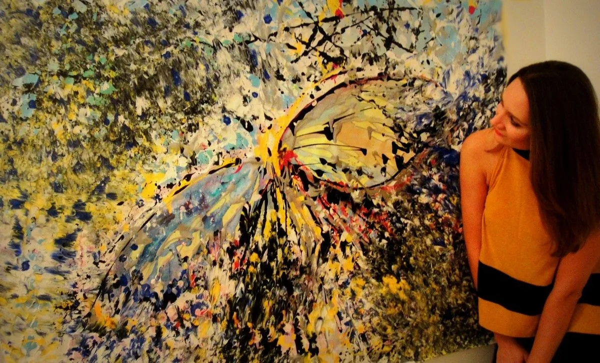 butterfly cluster, œuvre de Aphrodite Kyriazi