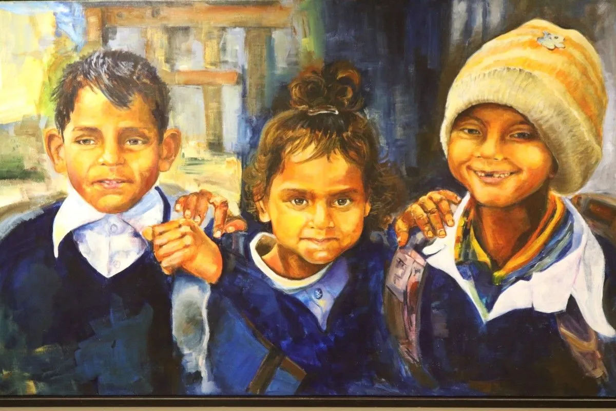 Friends Forever, artwork by Sunita Agarwal