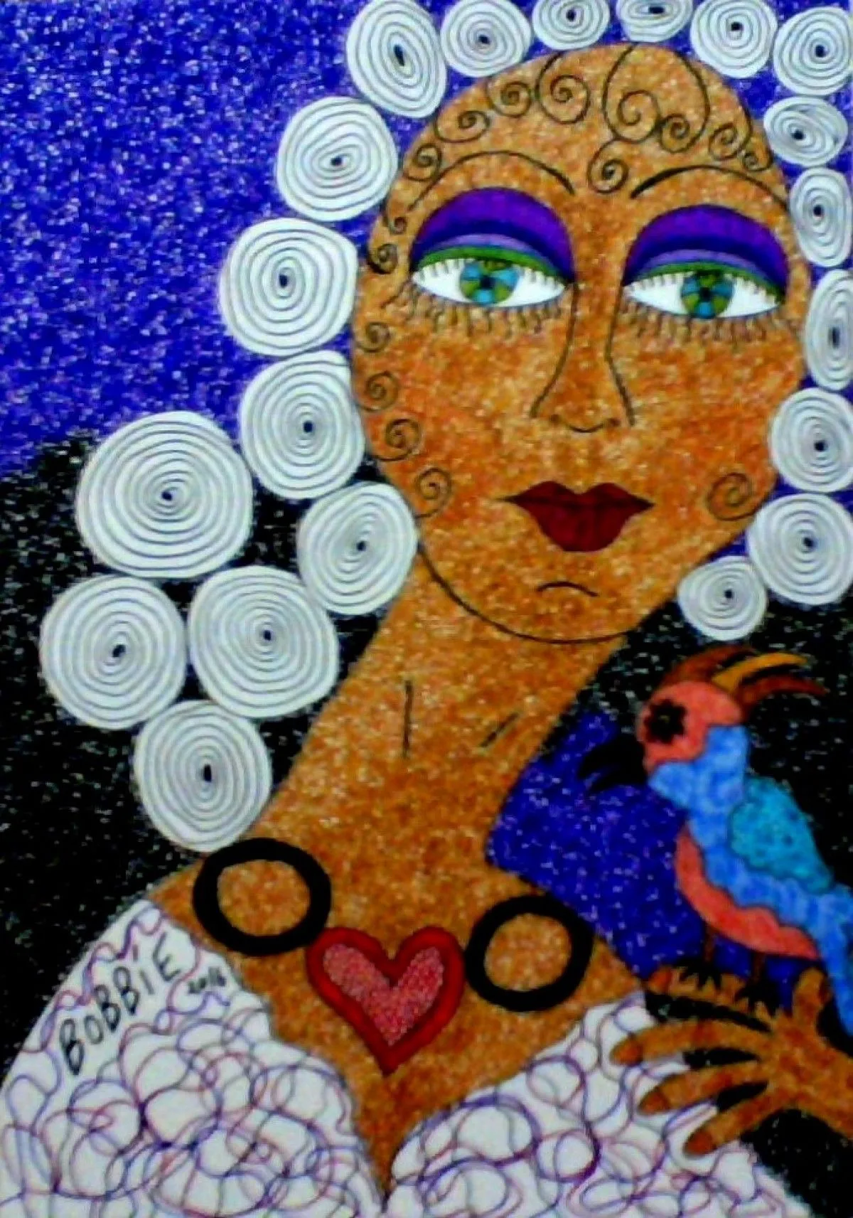 Song Bird, artwork by Bobbíe Winston