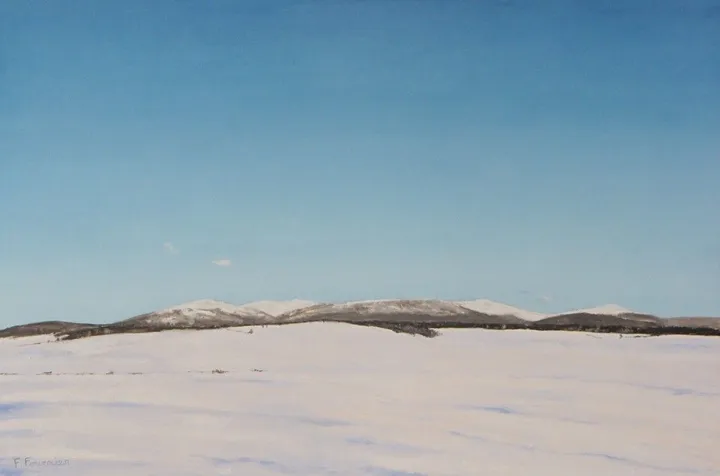 Winter At Mount Megantic, œuvre de Francois Fournier
