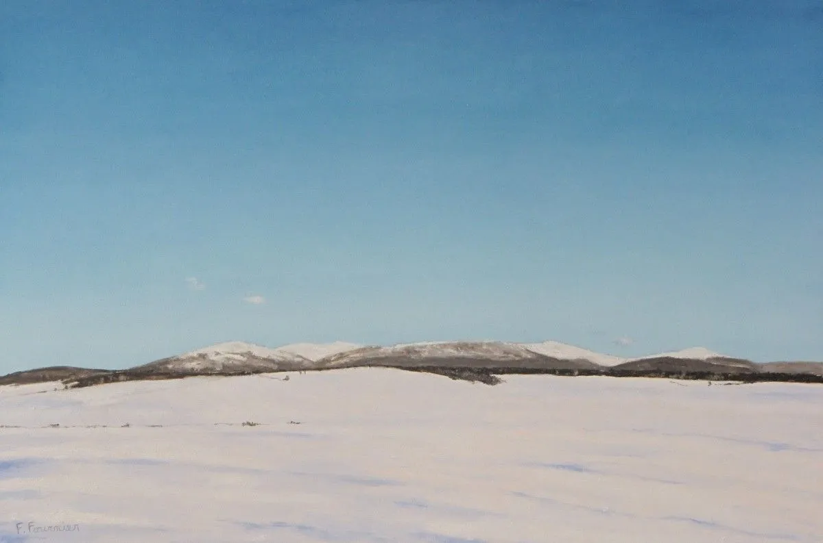 Winter At Mount Megantic, œuvre de Francois Fournier